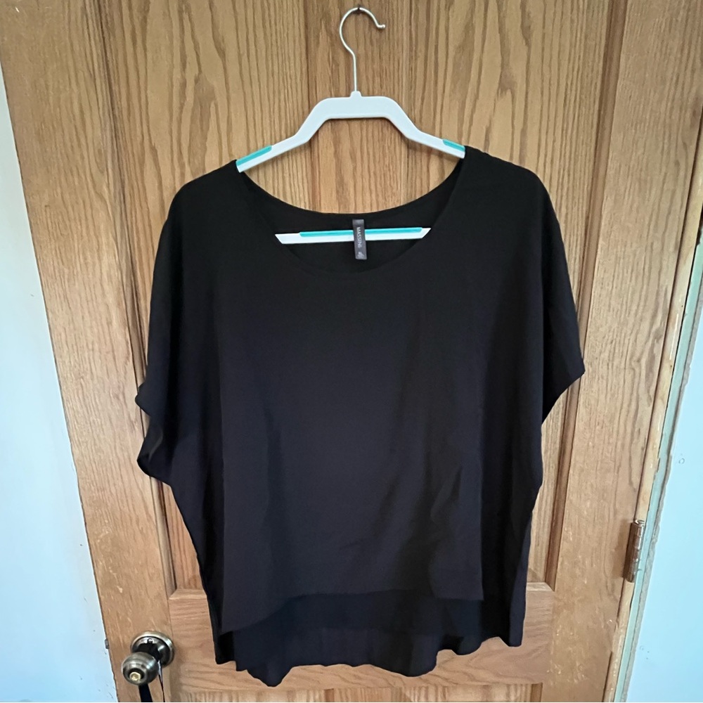 Massini black blouse - Size XL